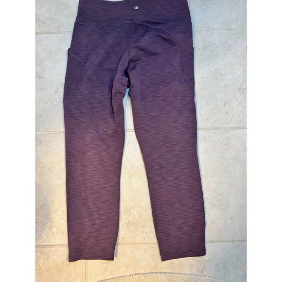 Lululemon Leggings‎ Bundle – Size 10 (Black + Purple Speckle) - Picture 9 of 10